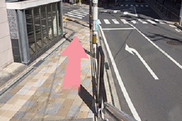 真っすぐ進む
